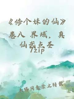 《修个妹的仙》卷八 界域，真仙武点圣