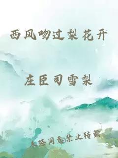 西风吻过梨花开