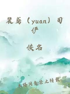 裴鸢（yuan）司俨